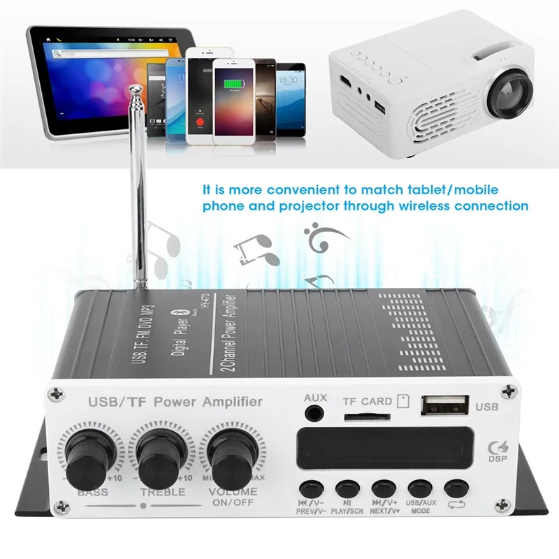 M13K-FM Bluetooth Audio Verstärker USB Speicher Karte 3 In 1 Stereo Digital Power Audio Amp Modul Für Auto Sound System
