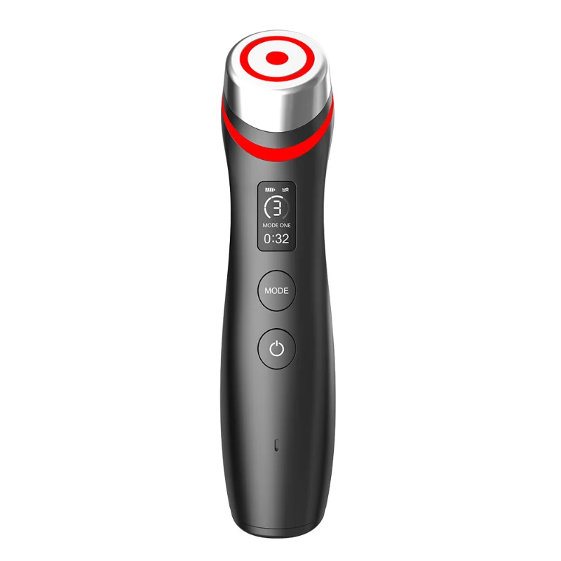 5-Color LED Light Skin Rejuvenation EMS Microcurrent Vibration Massager - Portable Beauty Device for Home Use