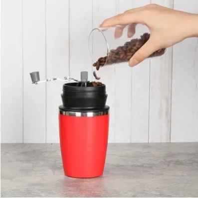 Portable Manual Coffee Bean Grinder Household Hand  Coffee Distributor Kitchen Espresso Leshu Coffee Store Moedor De Cafe