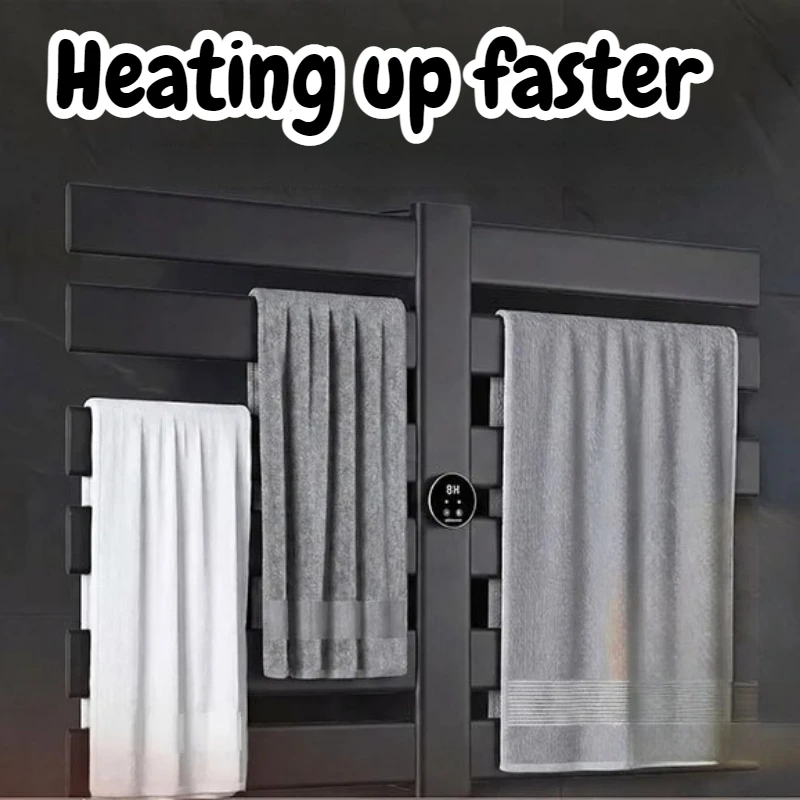 Stainless Steel Electric Towel Rack Waterproof Thermal Towel Rack Durable Clothes Dryer Multilayered Bathroom Hardware Household
