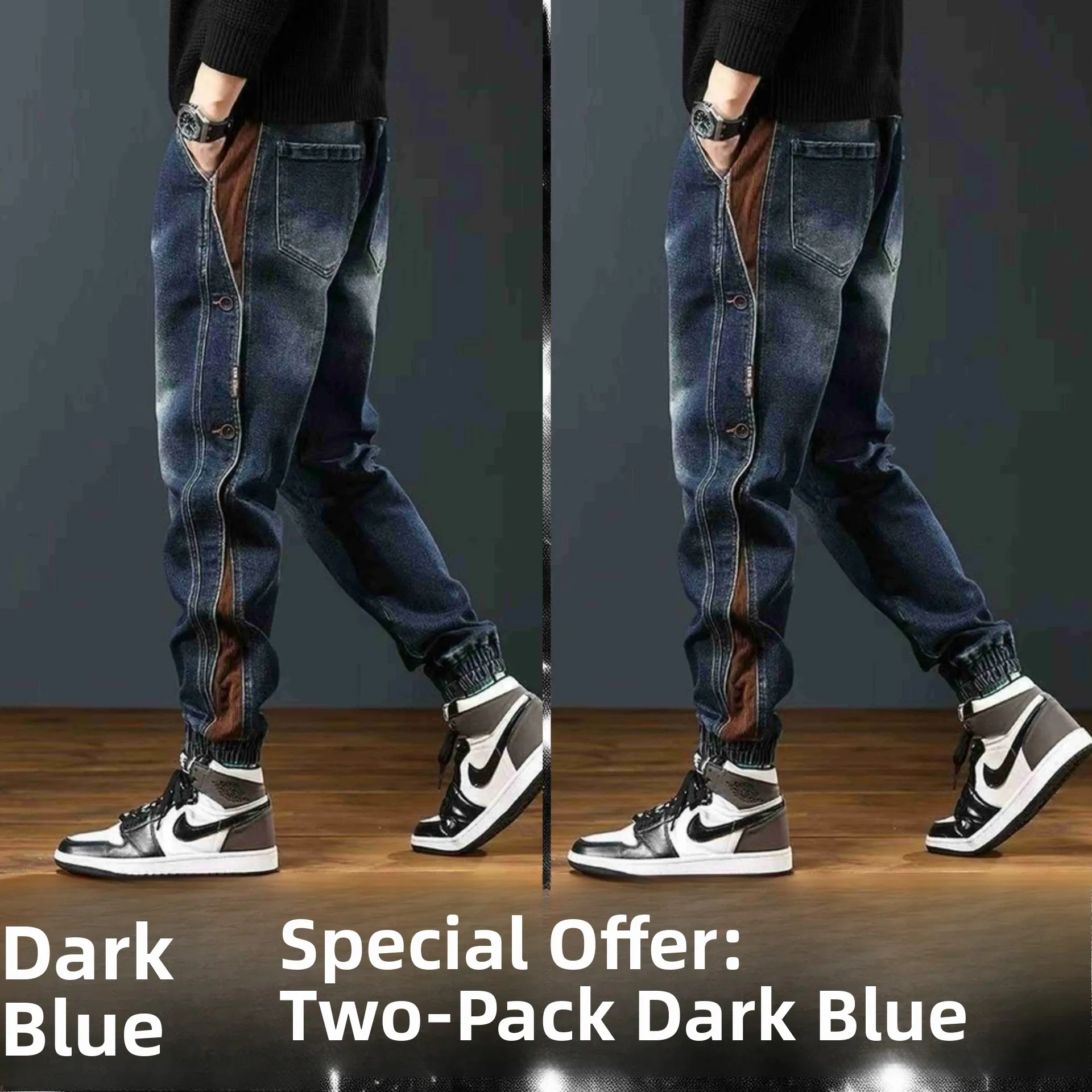 [two-pack] dark blue + dark blue