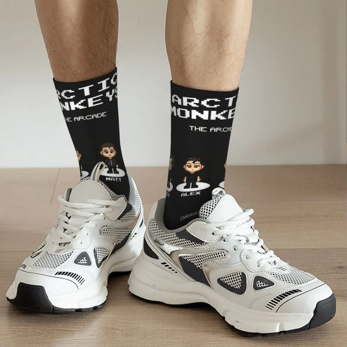 Arctic Monkeys Inspired cosy Unisex Socks,Warm Happy 3D printing Socks,Street Style Crazy Sock