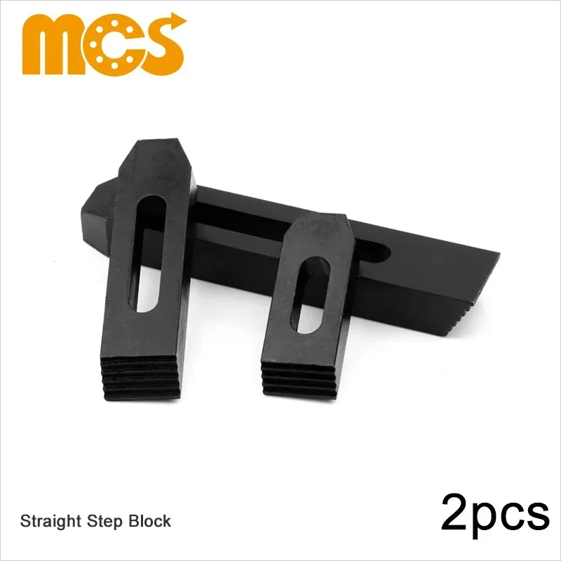 2pcs Straight Step Block 10.9 Level Harden Steel Gear Tooth Board Tooling Fixture Mold Press Plate for CNC Milling Machine Lathe