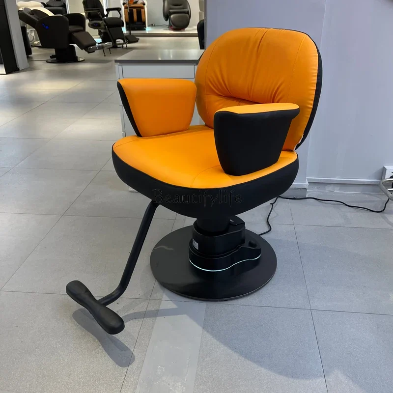 Silla de peluquería de elevación eléctrica inalámbrica, silla de corte de pelo Simple para Barbero VIP, dedicada, nueva