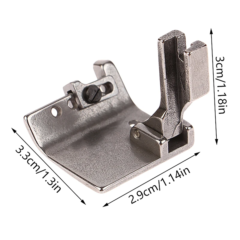 Universal Presser Pé com borda ajustável Folding Envolvimento e Curling, Flat Acessórios Máquina de Costura, F99, 1Pc