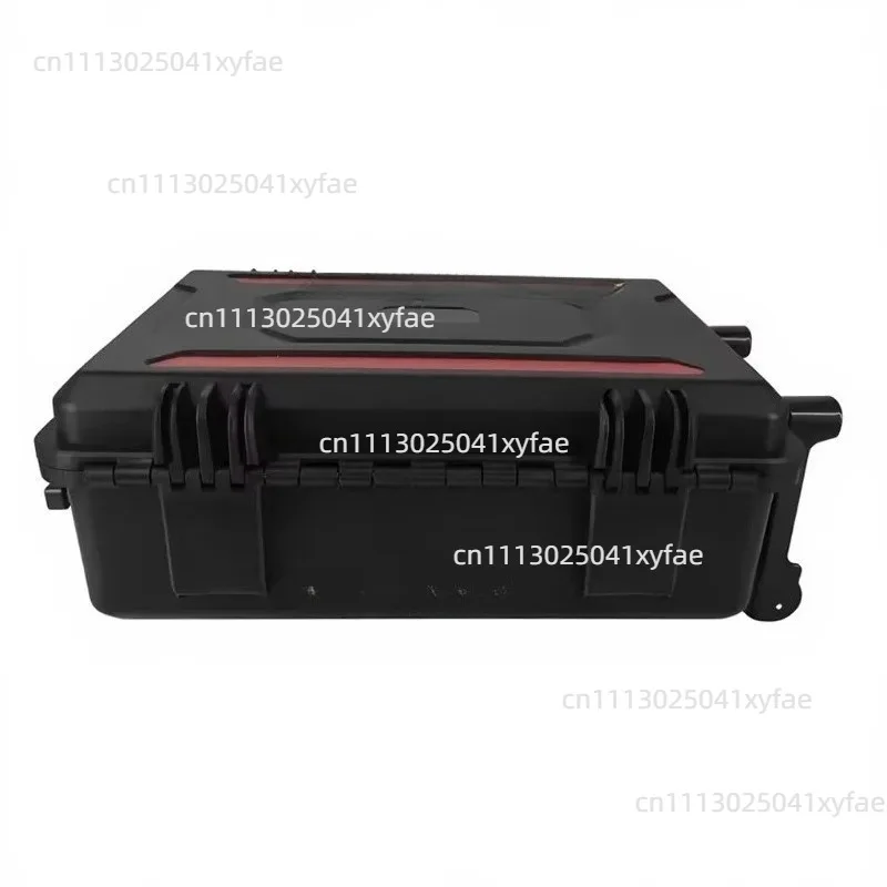IP67 Waterproof Hard Plastic Equipment Storage Case with Telescopic Handle and Wheels