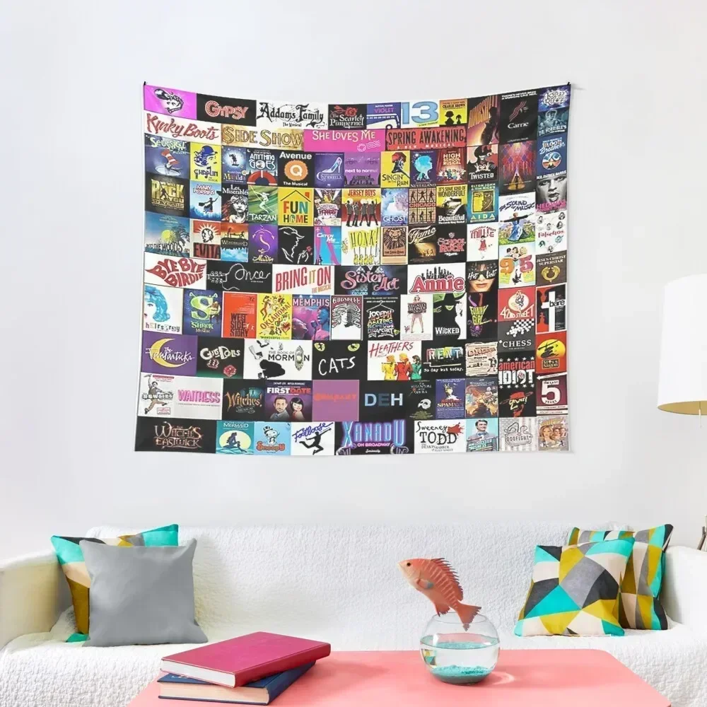 

musical collage Tapestry Room Decor Cute Wallpapers Home Decor Tapestry