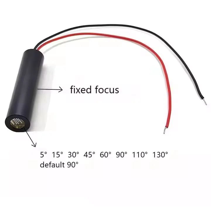 12X50mm532nm10mW الخط الأخضر وحدة الليزر ضوء الليزر المعدات الميكانيكية الارسال ليزر ديود