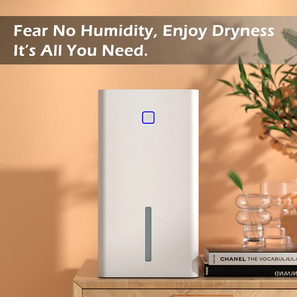 Mini Air Dehumidifier 1.1L Electric Dehumidifiers Ultra Quiet Moisture Absorbent Dehumidifier 25W Auto-Off for Home Room OfficeP image 2