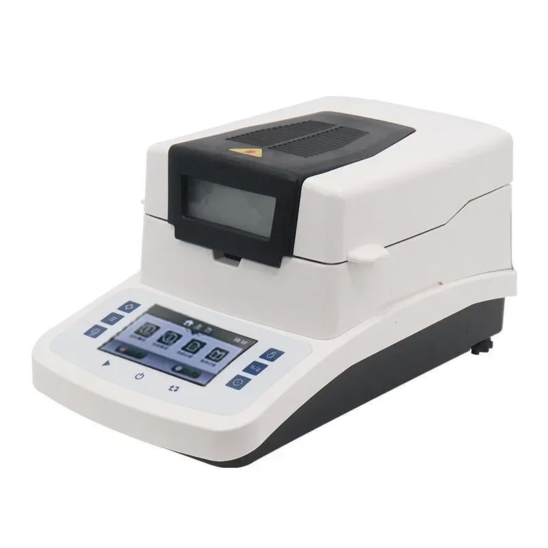 

NEW Rapid Halogen Heating Moisture Meter Tester For Corn Grain Food Rubber Plastic Granules - Accurate Moisture Analyzer