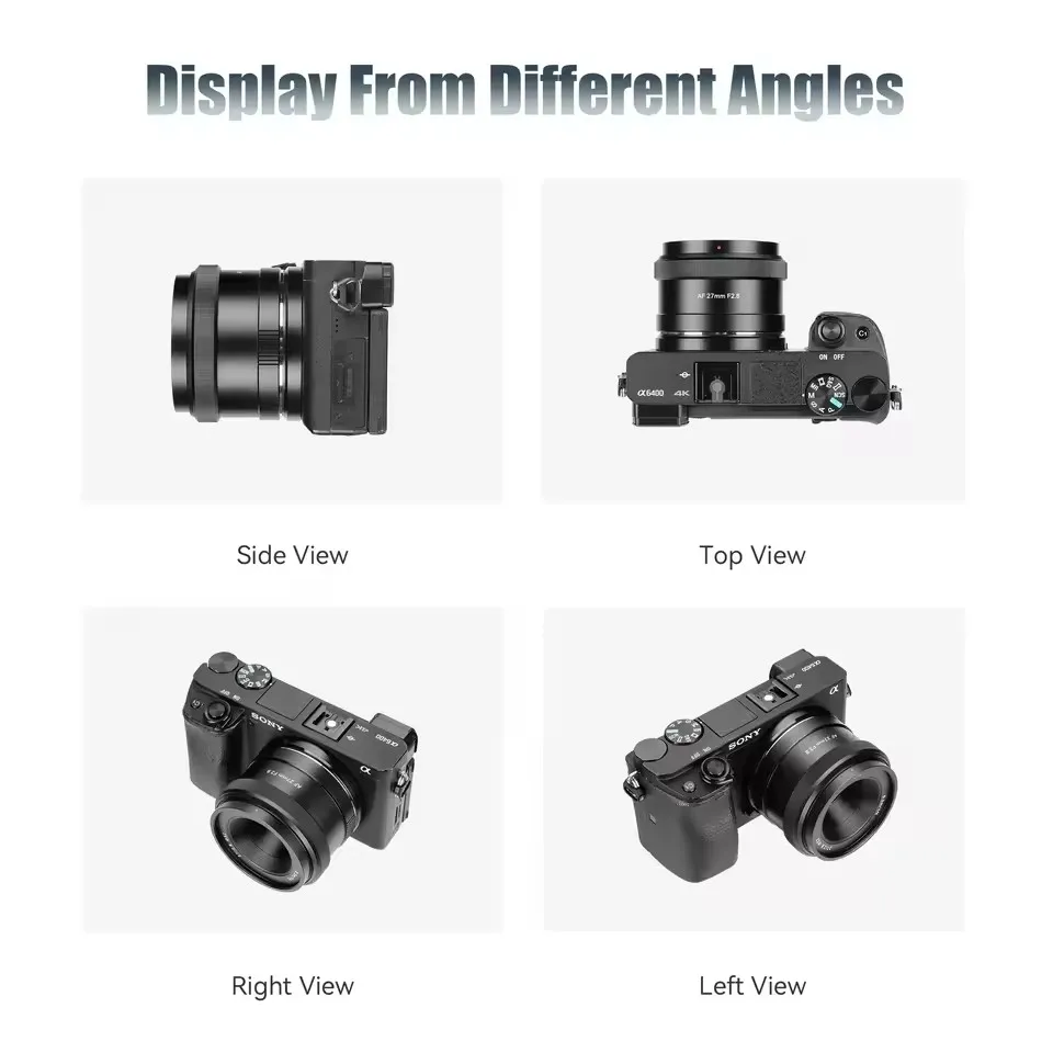 7artisans AF 27mm F2.8 APS-C Auto Focus STM Prime Lens For Sony E-Mount Mirrorless Cameras ZVE10 A6300 A6400 A6500 A6600 NEX-3