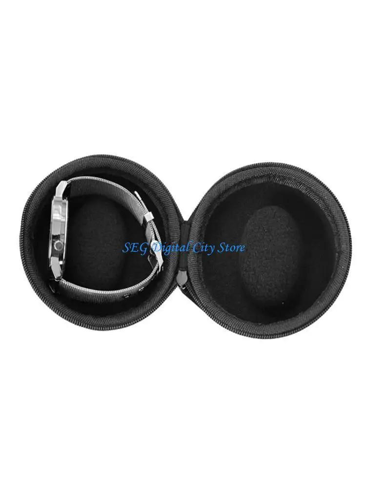 U75B Wristwatch Protective for Case Portable Storage Box Zippered Bag for Smartwatch