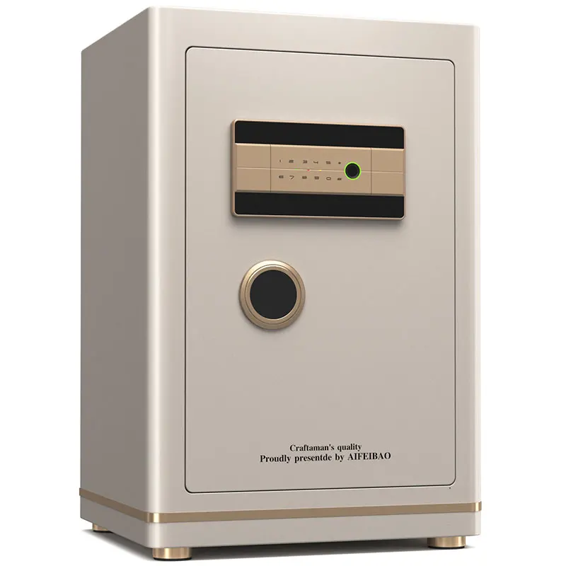 Money Boxes Safe Fingerprint Metal Storage Locker Safe for Home