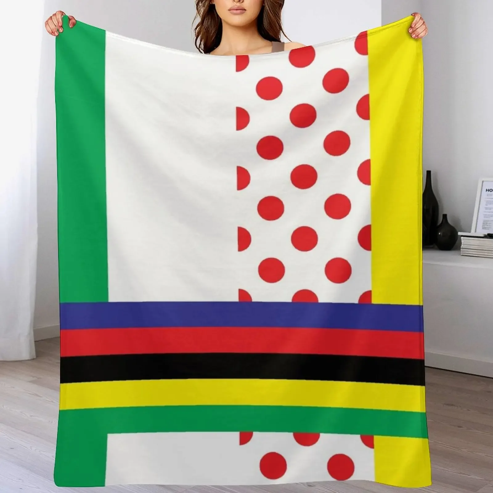

Tour Jerseys Throw Blanket For Decorative Sofa Luxury Thicken Camping Shaggy Blankets