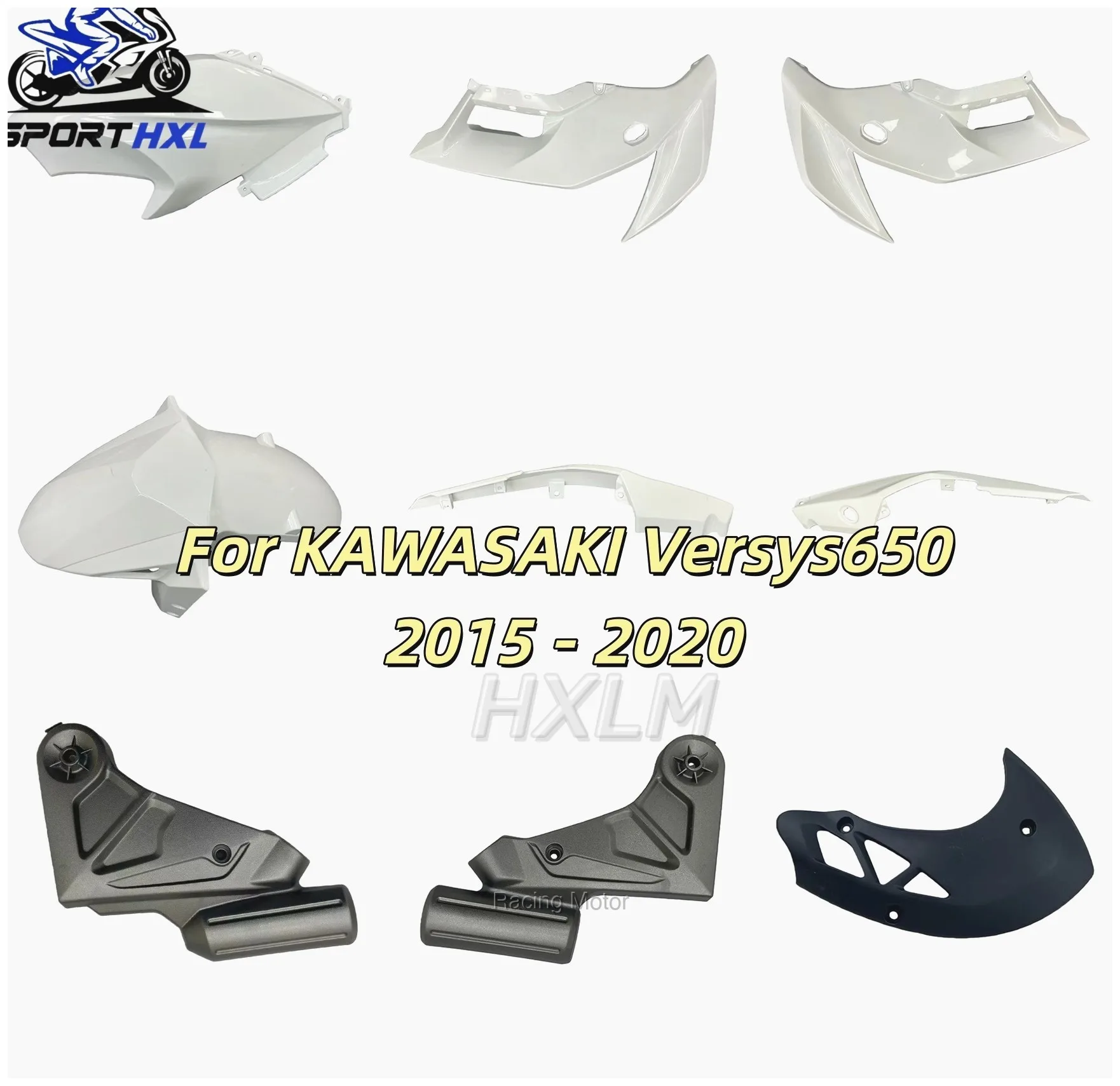 Motorcycle Fairing Body Kit - For Versys650 KLE650 Motorcycle Fairing Kits ABS Molds Injection Body