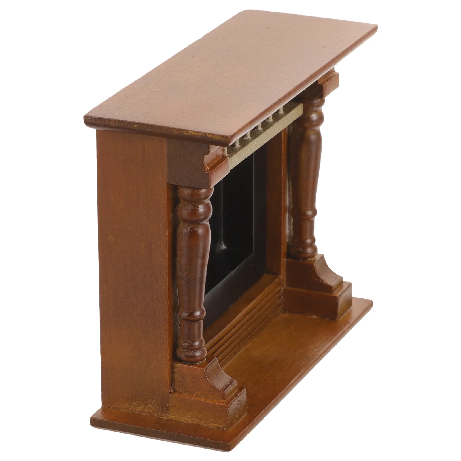 Mini Greenhouse Miniature Scene Decorations Simulate Fireplace High Chair Furniture