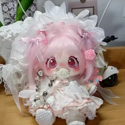 20cm Puella Magi Madoka Magica Cute Plush Doll Clothes Dress Up Cosplay Anime Figure Suit Stuffed Toy Girl Birthday Gift