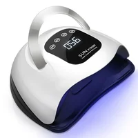 SUN X19 MAX UV LED lámpara de secado de uñas 320W luz secadora de uñas UV profesional para uñas de Gel 72 cuentas lámpara de esmalte de Gel de curado rápido