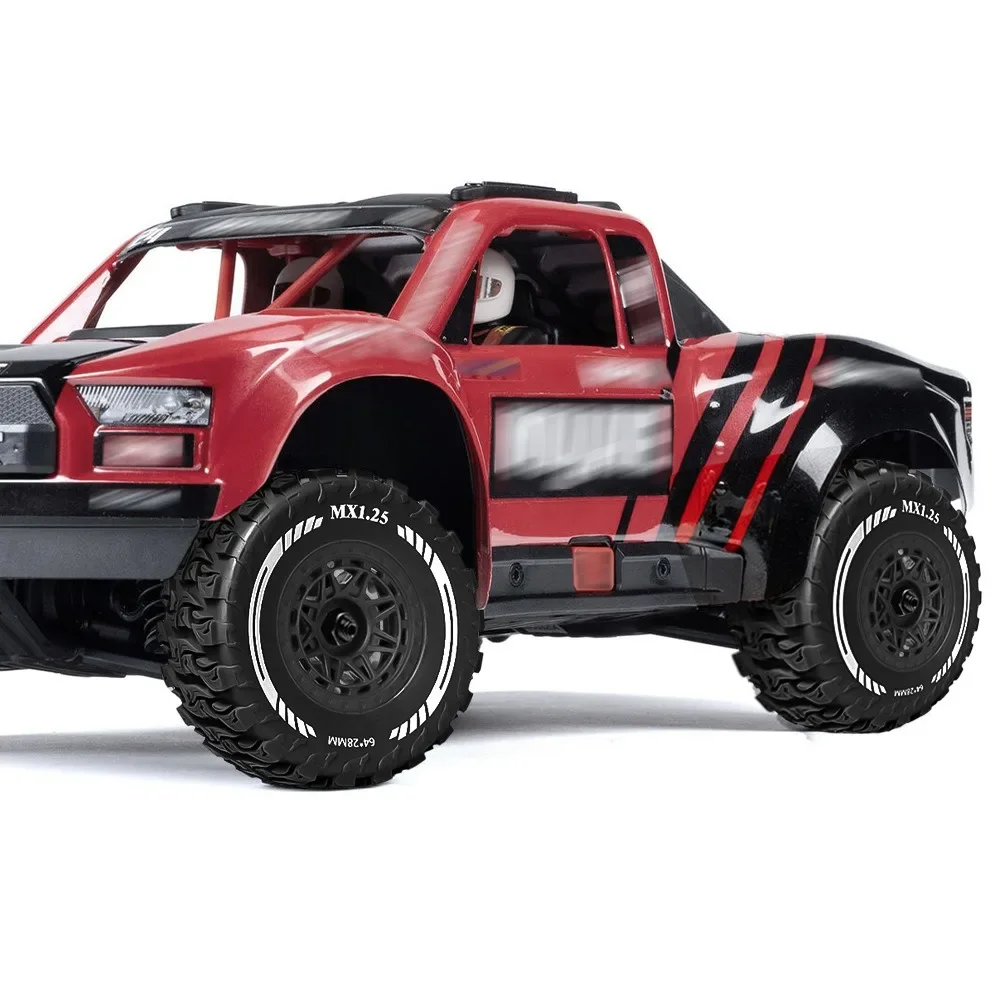 Coche teledirigido, 4 Uds., 64mm, neumático de goma, 12mm, cubo de rueda plano hexagonal para Wltoys Arrma 1/14 Mini Mojave Grom Mjx Hyper 14301, piezas de coche teledirigido