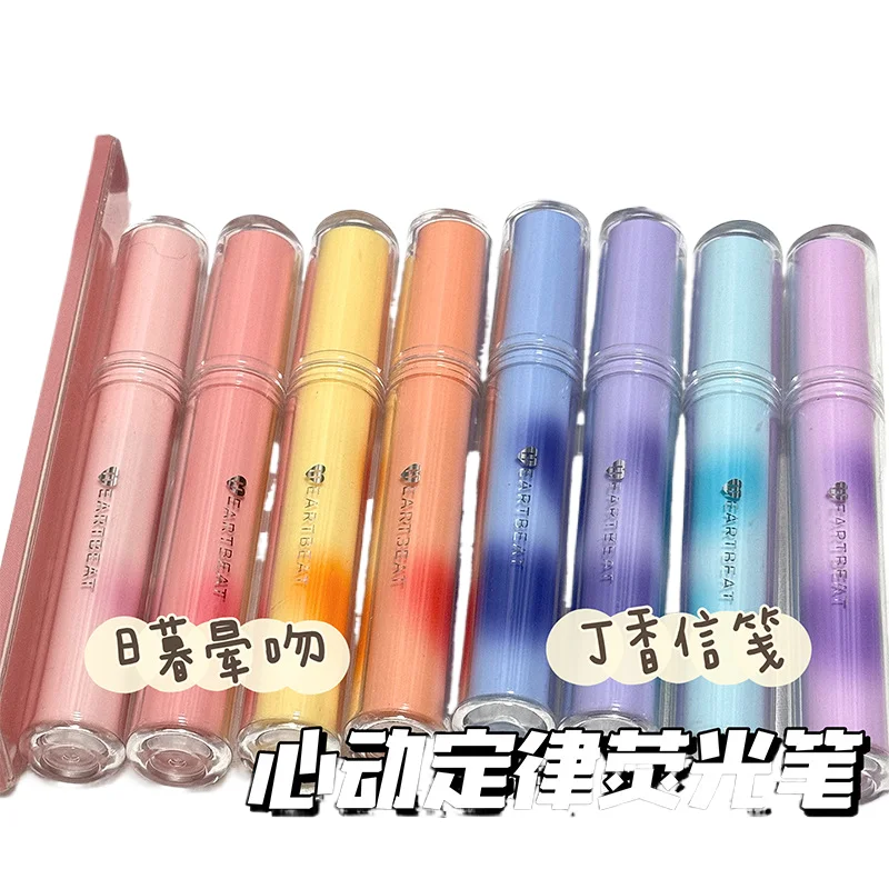 

Cute fluorescent pens, high appearance level, eye-protecting colored highlighters for students to take notes and draw with.