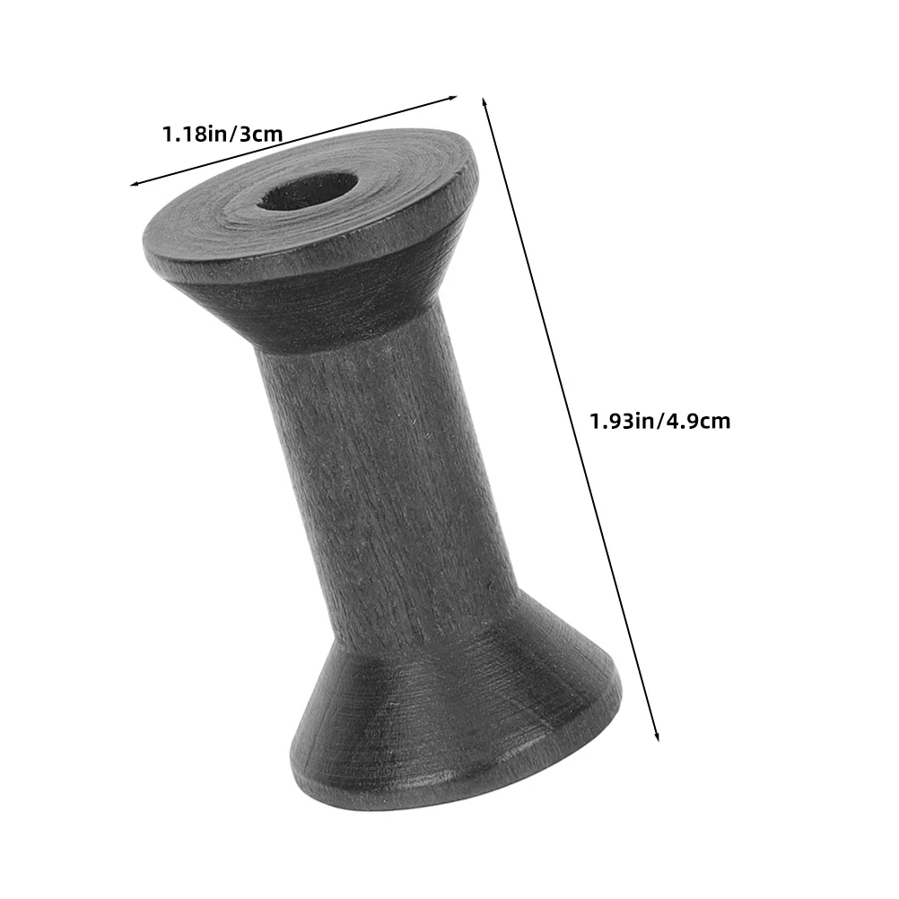 15 قطعة بكرات خشبية فارغة لخياطة الموضوع سلك الغزل لف الحرفية تخزين حامل خمر نمط بكرة المنظم