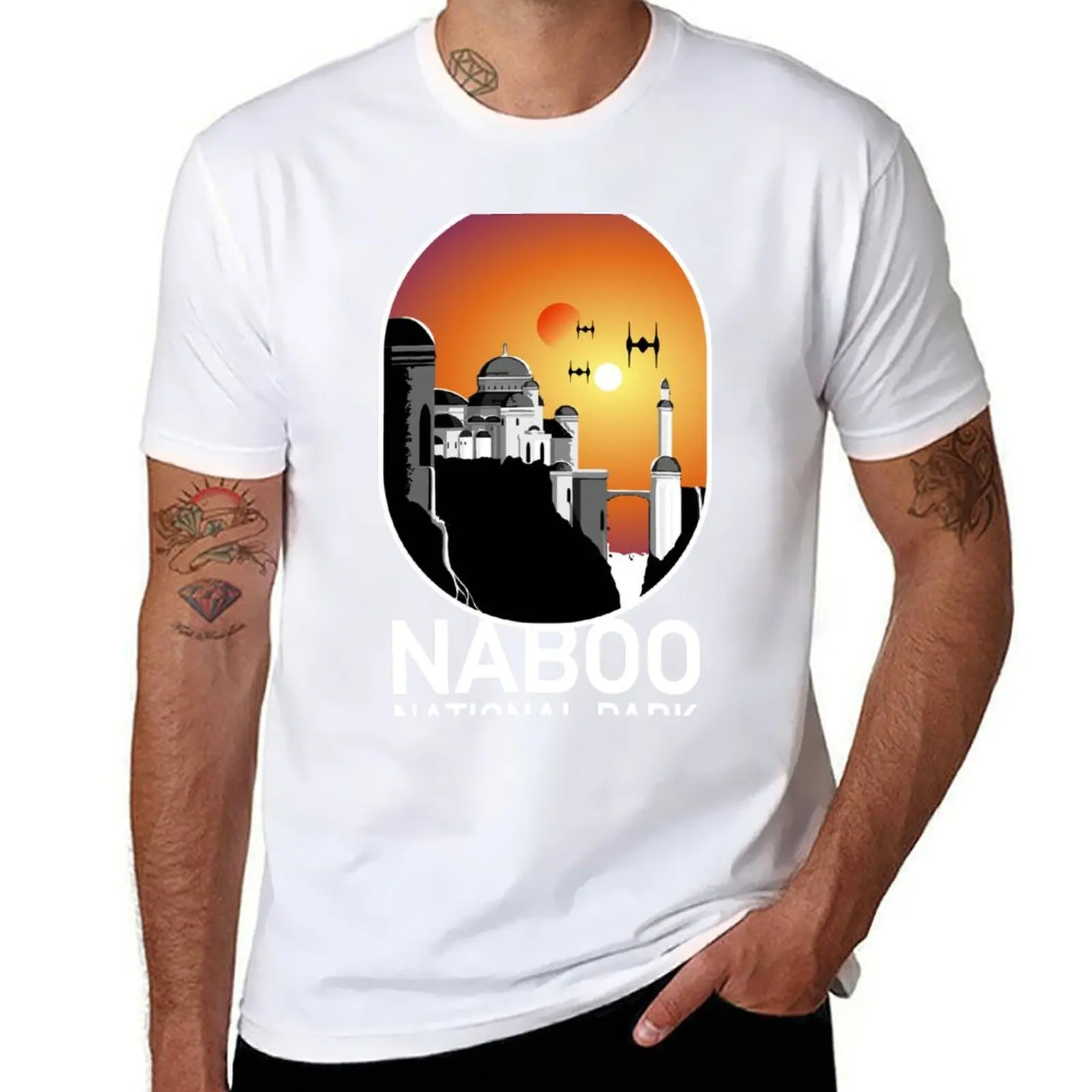 

Футболка для фанатов национальных парков naboo, мужские хлопковые футболки, мужская дизайнерская футболка