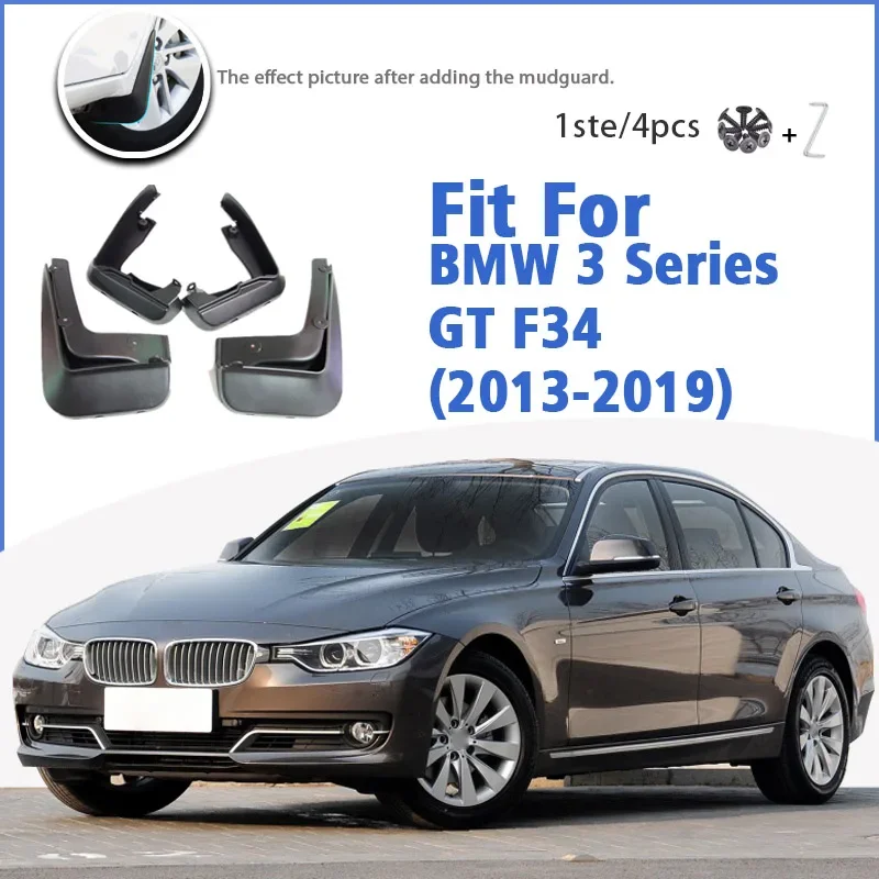 

Mudguard For BMW 3 Series GT F34 2013-2019 Front Rear GT3 Mudflaps Mudguards Car Accessories Auto Styline Splash Guard Fender