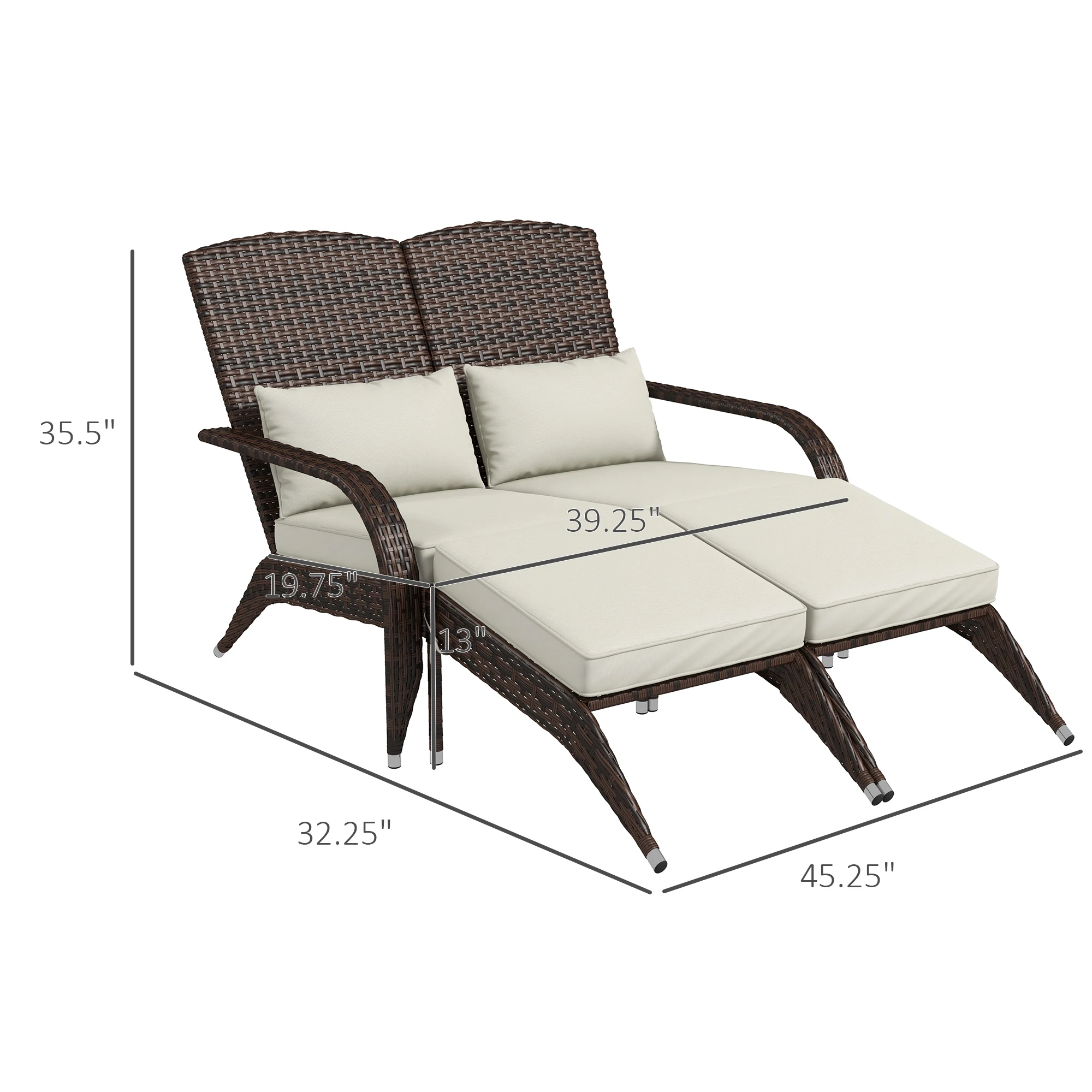 2 Sedie Adirondack in Vimini p - Outdoor Furniture With Fire Pit recensione e prezzo