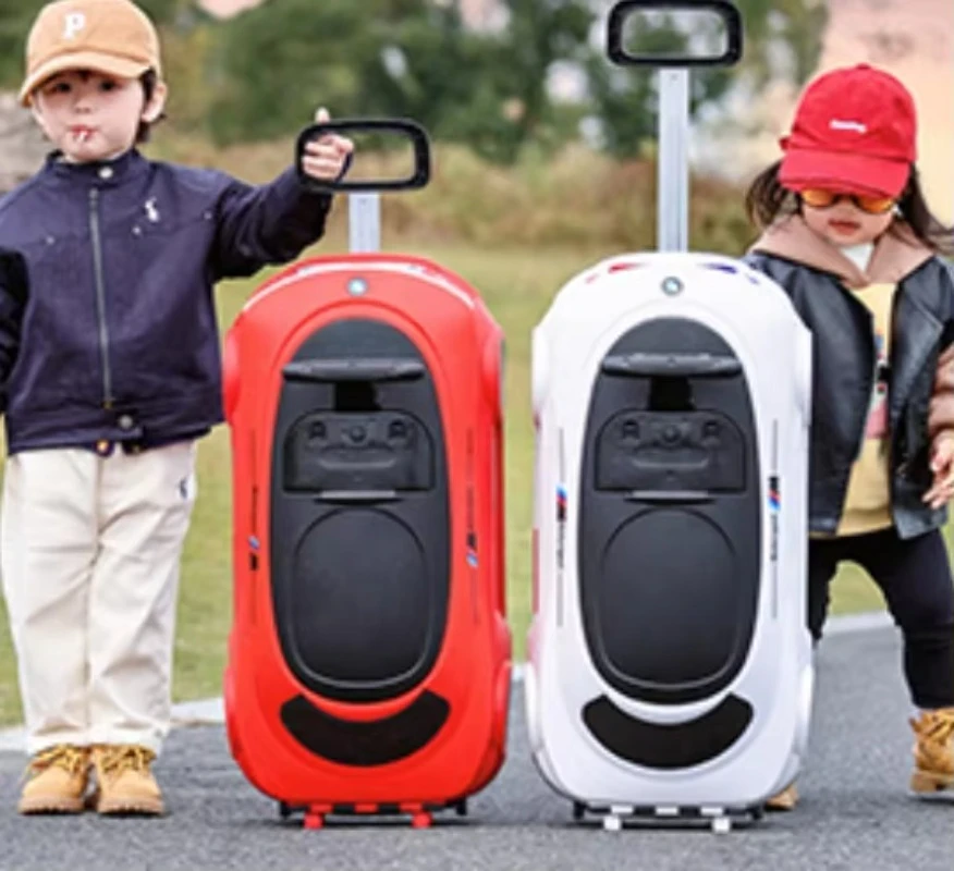 กระเป๋าเดินทางเด็กนักเรียนประถม 18 นิ้ว ขนาดเล็ก น้ำหนักเบา พร้อมล้อลากลายการ์ตูนน่ารักสำหรับเด็ก