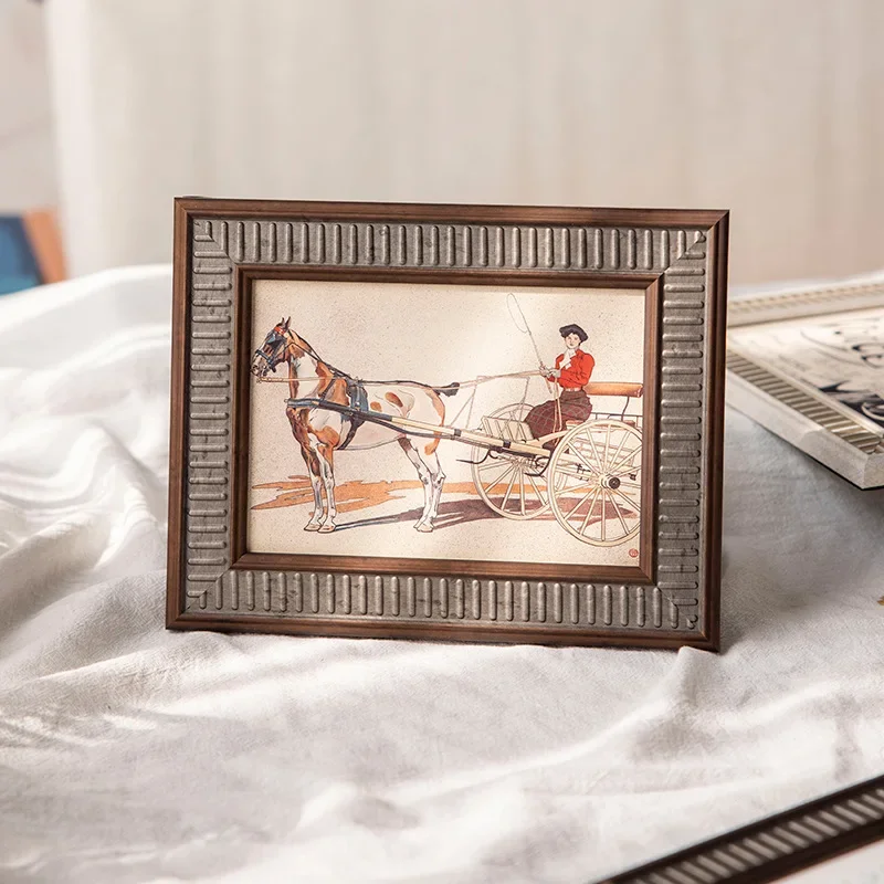 Vintage Photo Frame Stand 6 Inch, 8 Inch, 10 Inch Decorative Picture Frames for Home Décor Premium Quality Frames
