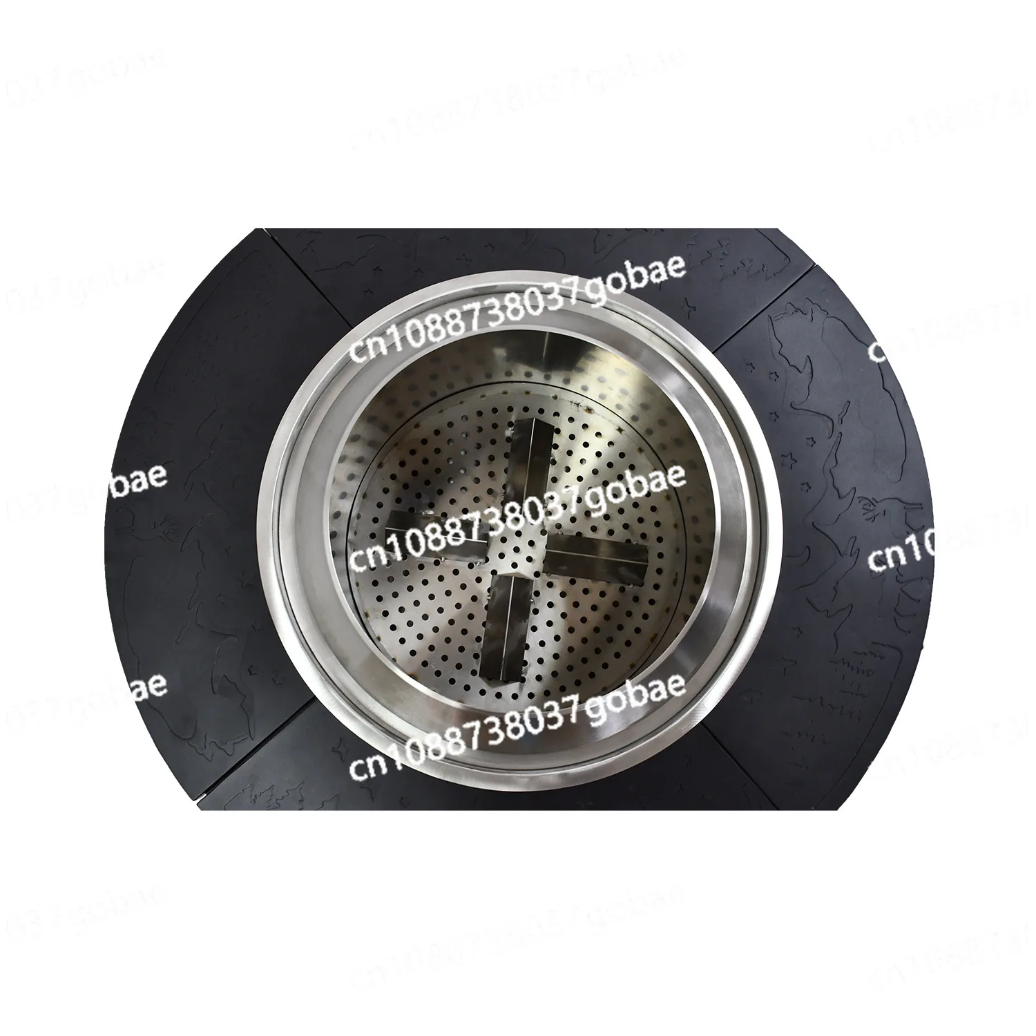 Removable Stainless Steel Liner Indoor Smokeless Heating Stove Outdoor Picnic Barbecue Grill Outdoor Equipment