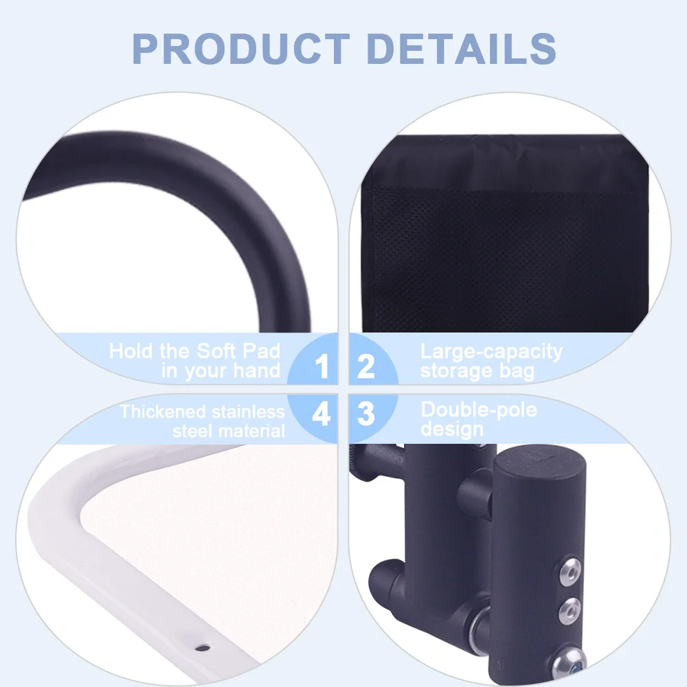 مصنع الجملة المسنين المعونة السرير درابزين قابل للتعديل الدائمة دعم السرير السكك الحديدية لكبار السن والمعاقين