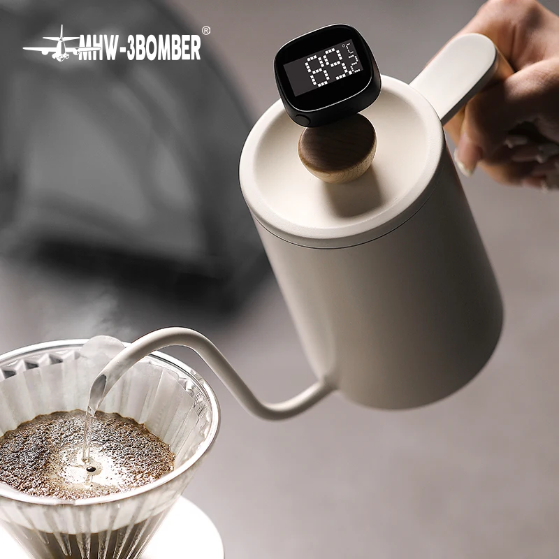 MHW-3BOMBER Instant Read Digital Thermometer Coffee Milk Frother Pitcher Professional Barista Accessories Travel Camping Tools