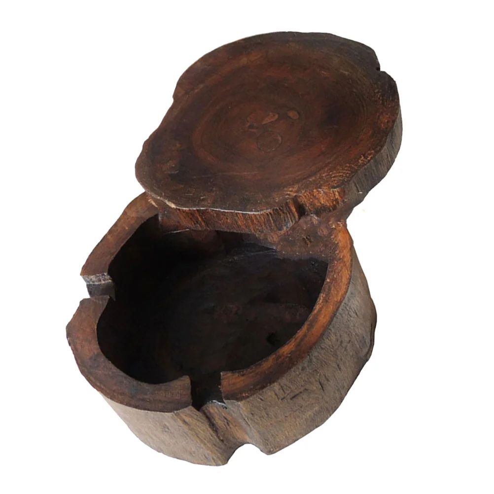 

Solid Wood Ashtray Home Decoration Smoking Pocket Fashion Adornment Cigar Bamboo Creative