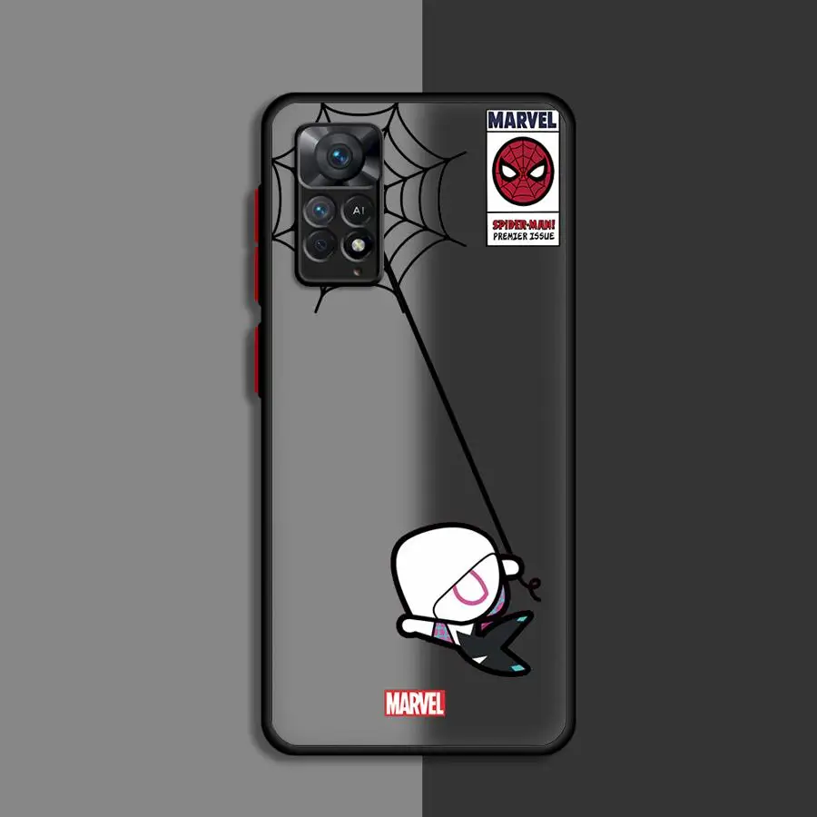 Marvel Spiderman Venom Phone Case for Redmi Note 11 9 Pro 11S 12S 11T 9S 10 Pro 8T 8 7 10S 12 13 Pro 13 Pro Plus Soft Cover