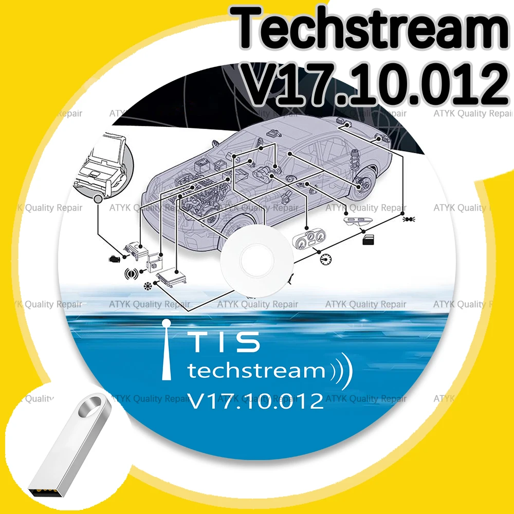 

V17.10.012 Тюнинг считывателя кодов Techstream для MINI VCI для OTC-сканера, оборудование для ремонта автомобилей, сканер automotriz