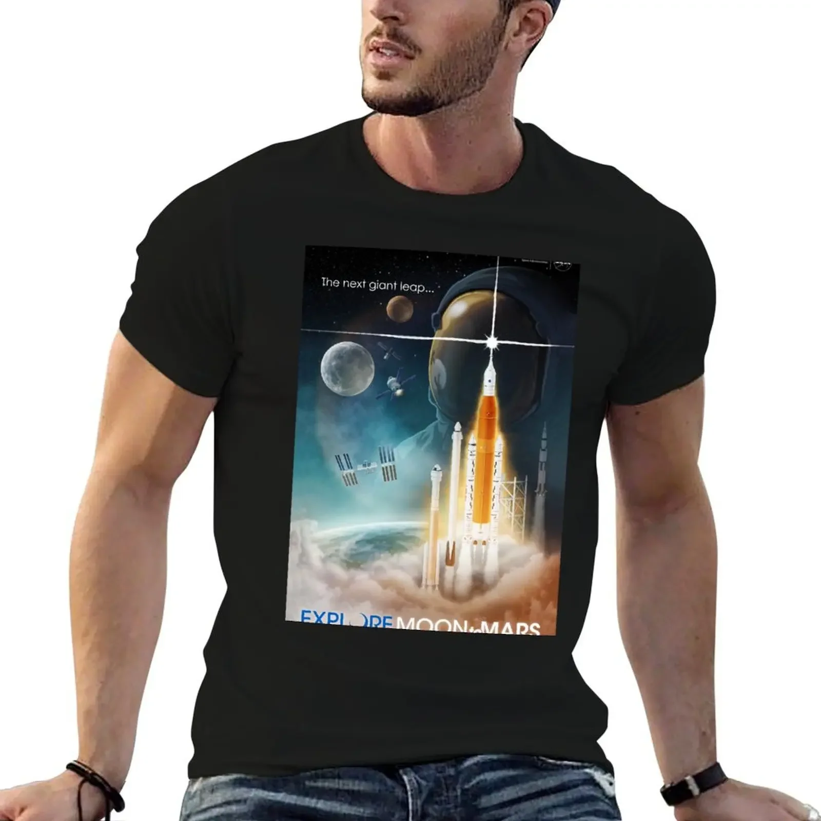 

Artemis Program - Explore Moon to Mars T-Shirt new edition Clothing graphic t shirt vintage clothing for men