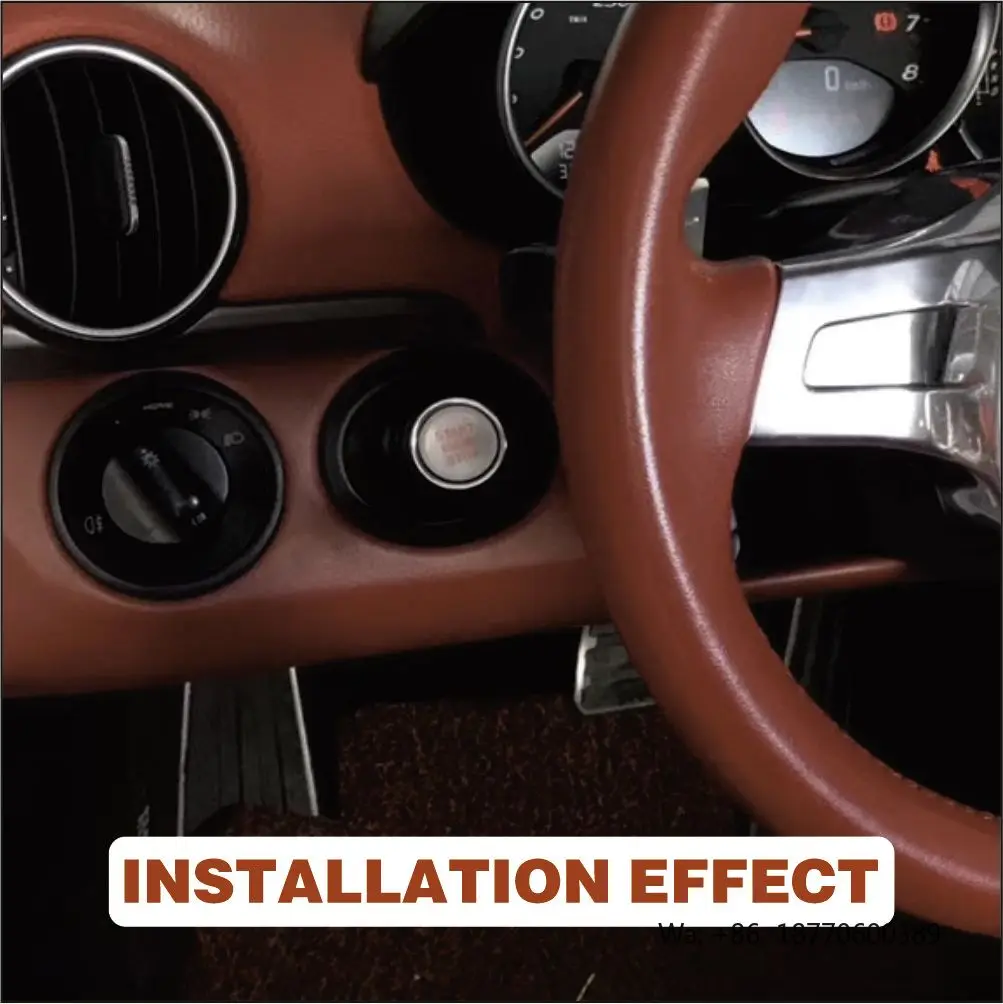 ASDST A146 Start-stop Keyless Entry System with PKE Bluetooth Control Button for Cars 2 Year Warranty