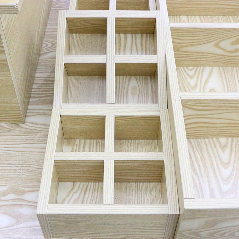 Yiwu Hotter 2019 Fashion Meja Air Gratis Kombinasi Rak Display Kayu