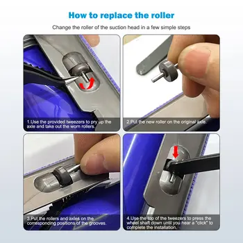 Náhradní kolečka žehlicí desky pro Dyson V6 V7 V8 V10 V11 V15 DC58 DC59 DC62 s přímým pohonem, náhradní díly pro válce s přímou náhonem čisticí hlavy 8 nejlepší prodej snít t20 - №3