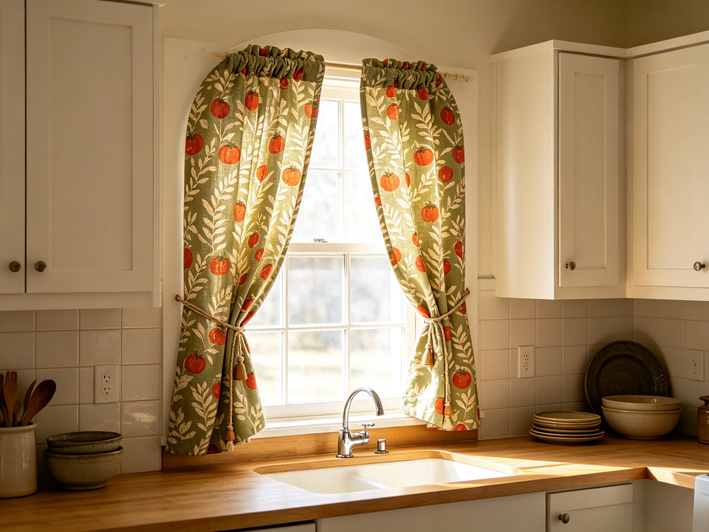 200187    Floral fabric curtain High precision shading fabric Home stay french window decorative hanging curtain