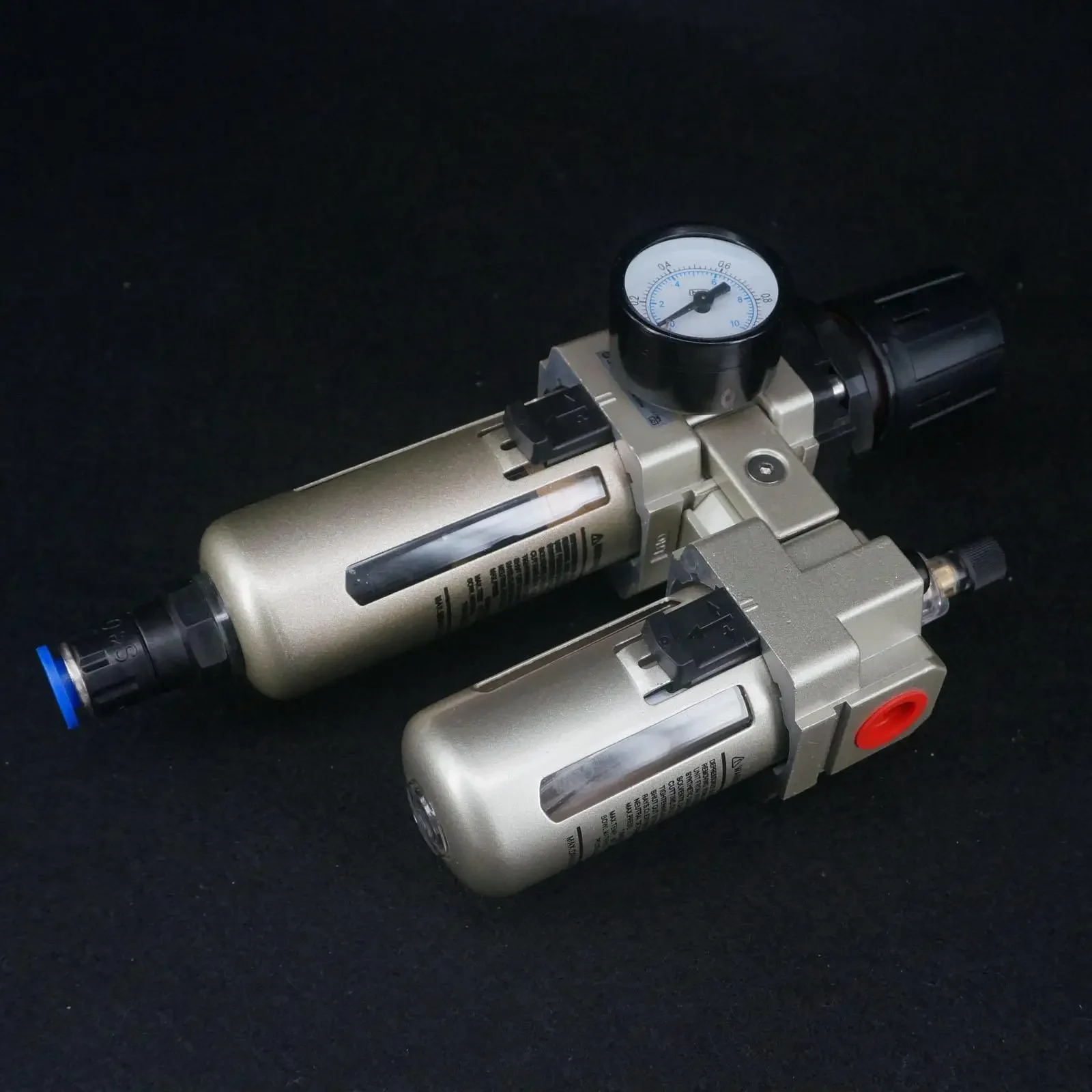 

AC3010-03D Automatic Drain 3/8" BSPP Air Filter Regulator Source Treatment Unit F.R.L Combination Pneumatic