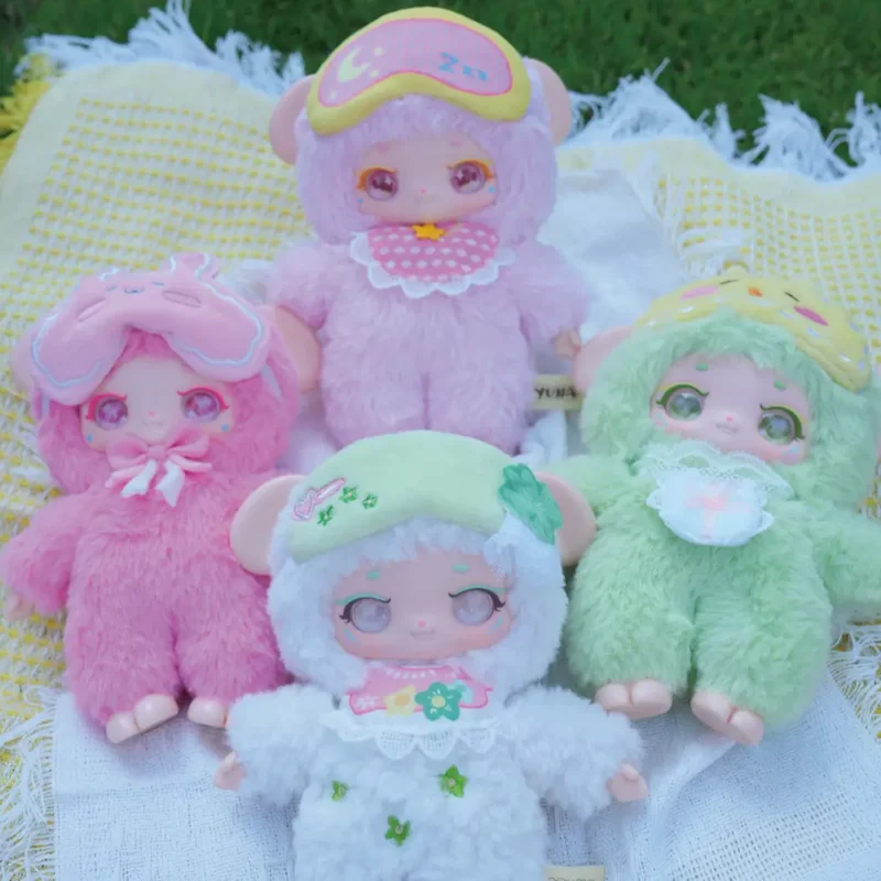 

Yuna Goodnight Sheep Series Blind Box Kawaii Doll Lamb Pendant Trendy Toy Backpack Cartoon Action Figures Children Birthday Gift