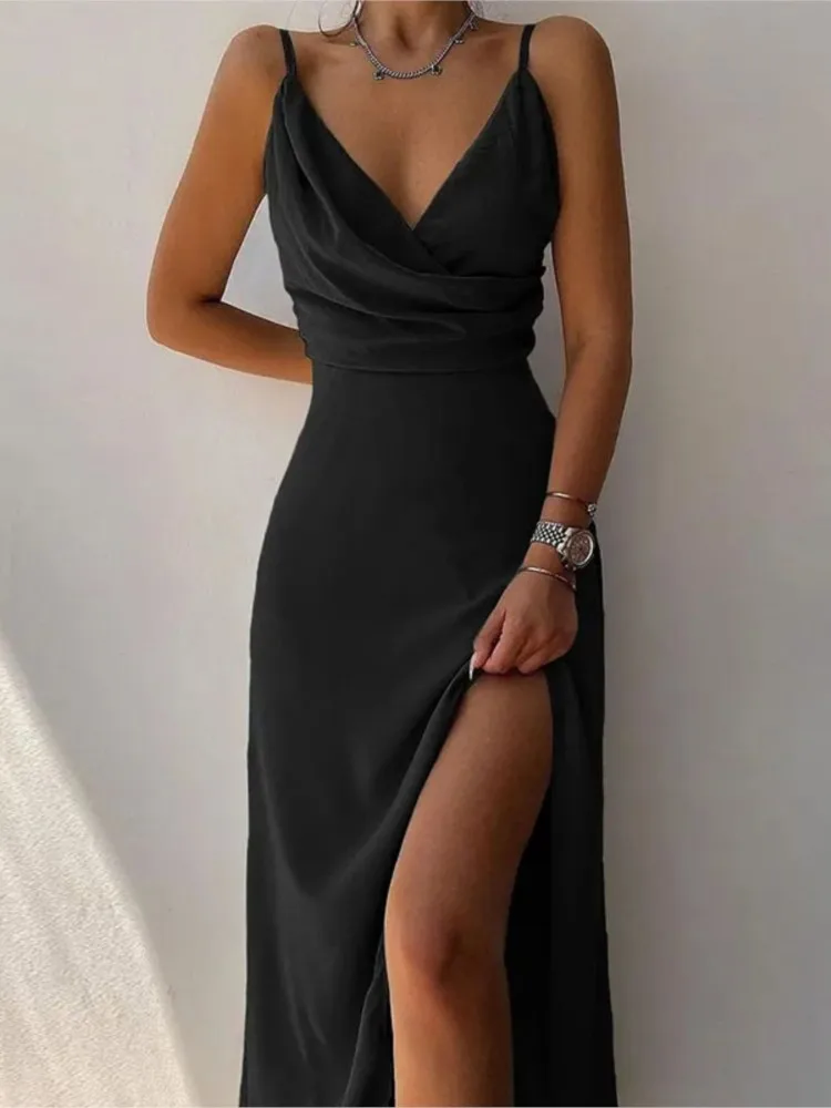 2023 Elegant Evening Gown For Women Summer Velvet Midi Bodycon Dress Women Sleeveless Off Shoulder Backless Party Club Dresses