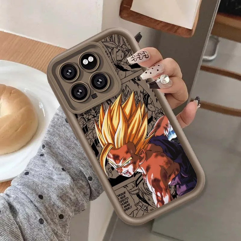 D-Dragon Ball Goku Gohans غطاء ل Xiaomi Mi 17 15 14 13 12 14T 13T Pro Max Lite العين سلم جراب هاتف