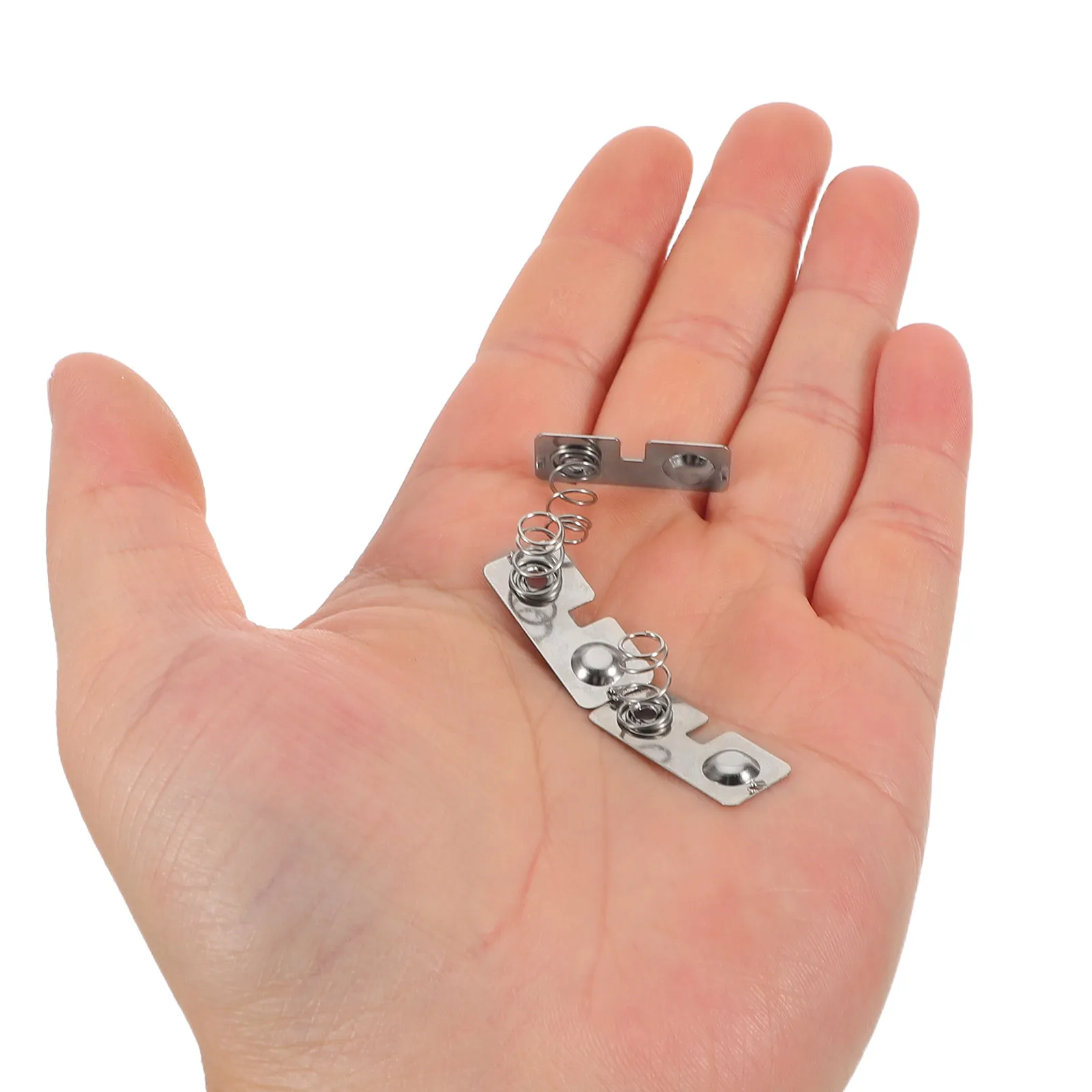 

100 шт. пружинных контактов AA из нержавеющей стали, положительные и отрицательные держатели, сменные части, клеммные пластины для DIY