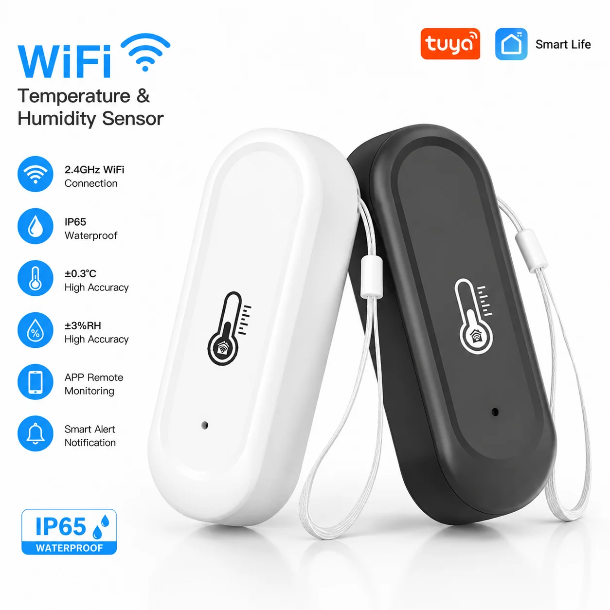 Digital Hygrometer Probe - Czujnik temperatury i wilgotności Tuya WiFi