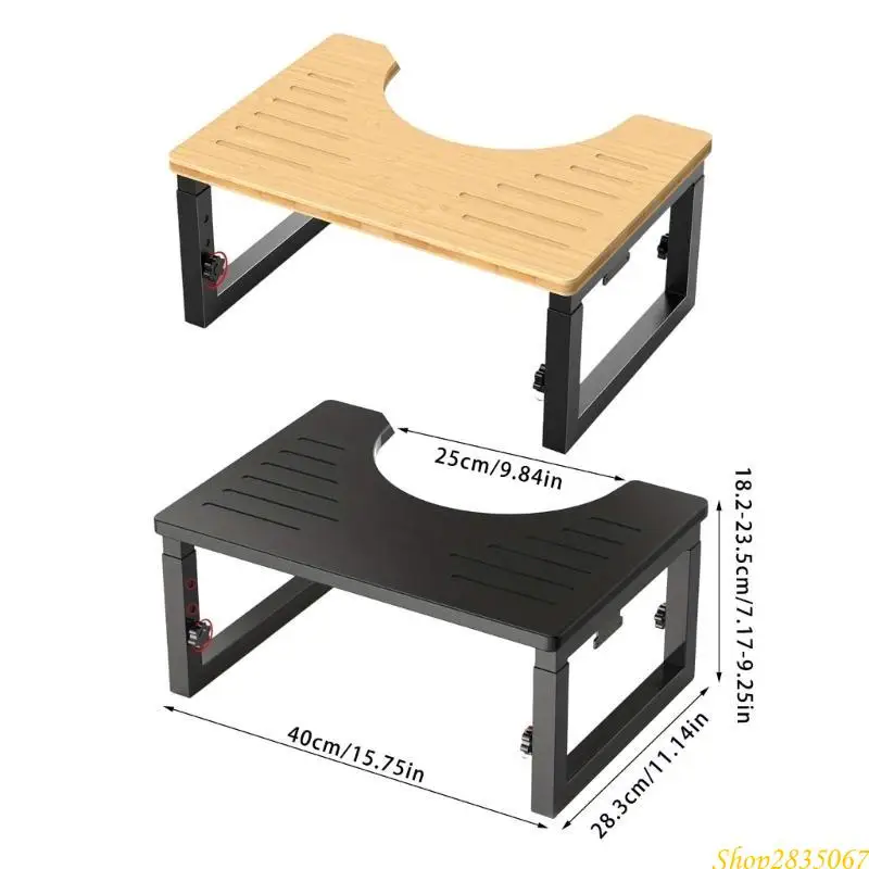 Ajuste taburete baño madera hierro taburete diseño plegable para ducha baño 831F