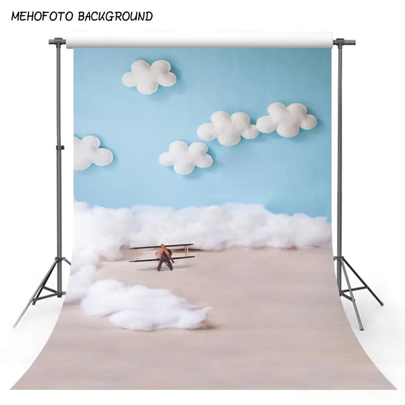 Mehofond Photography Backdrops Balloons Boy Girl Birthday Party Cake Smash Children Portrait Decoration Backdrop Photo Studio