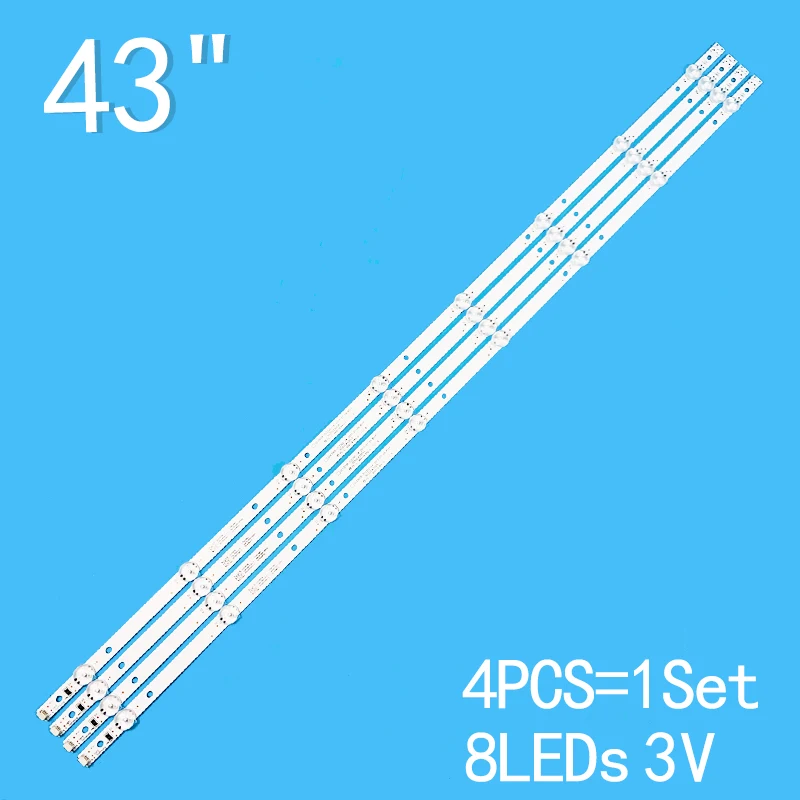 

New 4PCS/lot For UA43RU7500JXXZ UA43NU6000JXXZ UA43NU6900 UA43NU6000J UN43J5202 UN43J5200AF UN43N5300AF UE43J5272AU BOEI430WU1